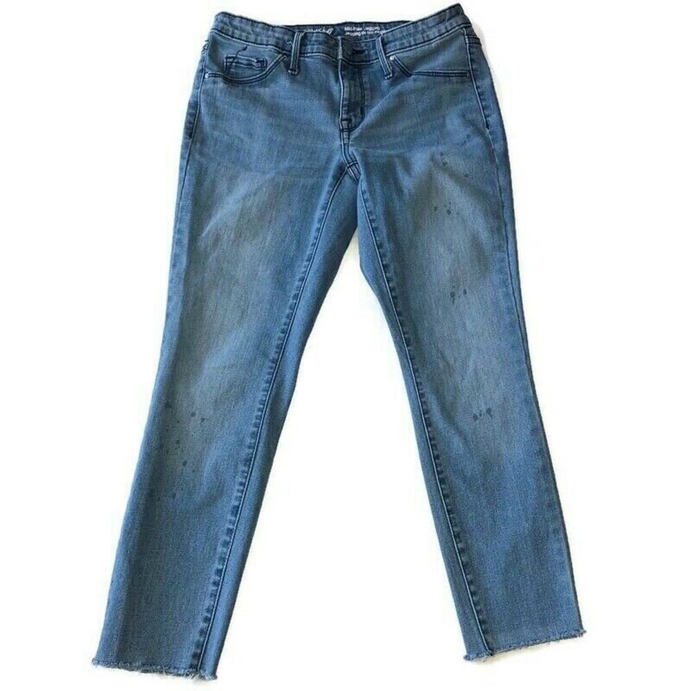 Mossimo Womens Jegging Jeans Size 4/27 Factory Paint Splatter Design Jeggings
